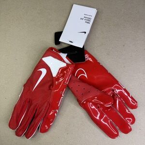 Nike Vapor Jet 7.0 Football Gloves Red Youth Size Large NWT